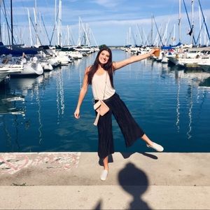 Harlowe + Graham flowy pants